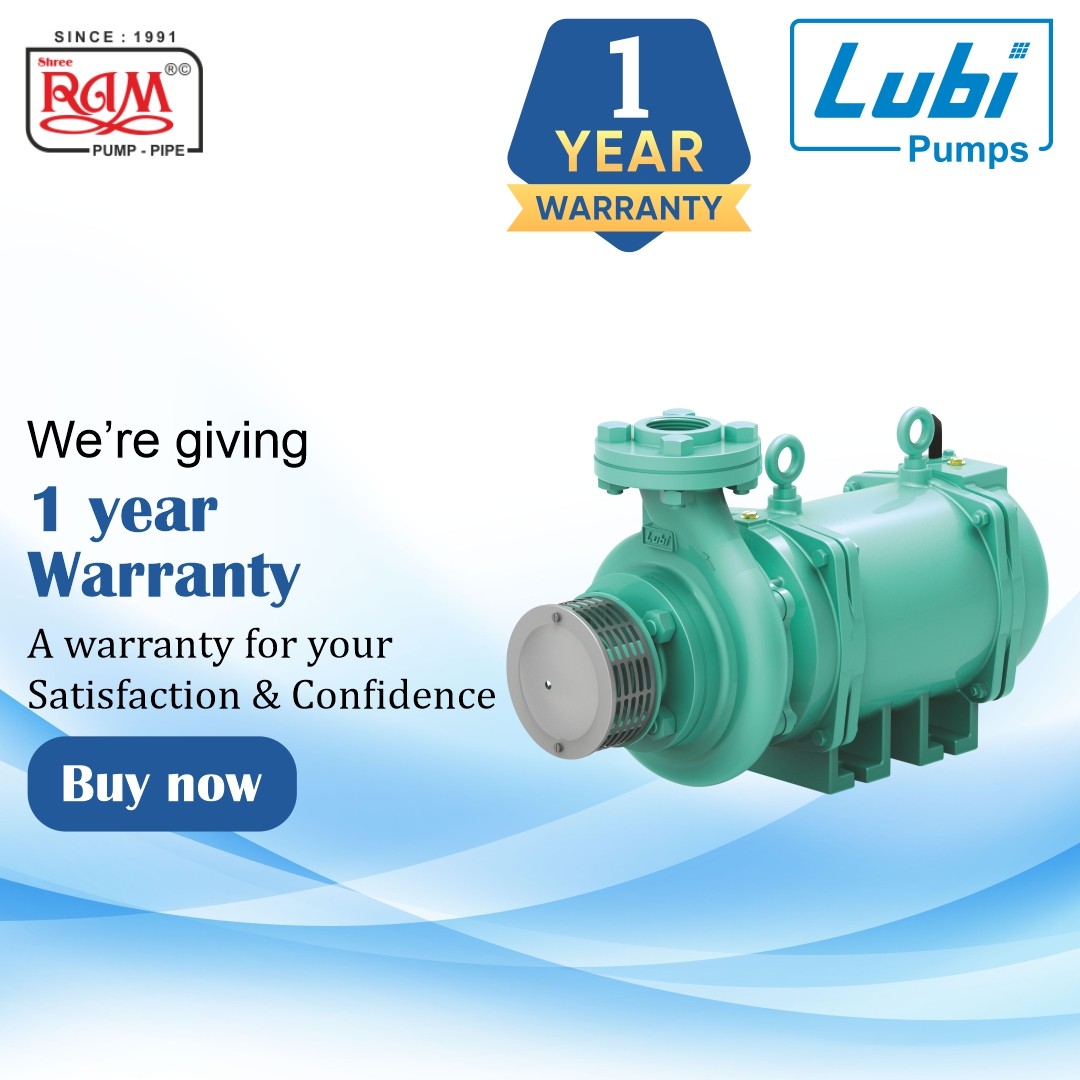 LUBI V9 Big Horizontal Openwell Submersible Pump (LHS) (CR) (CI + Copper)